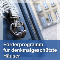 Förderprogramm für denkmalgeschützte Häuser